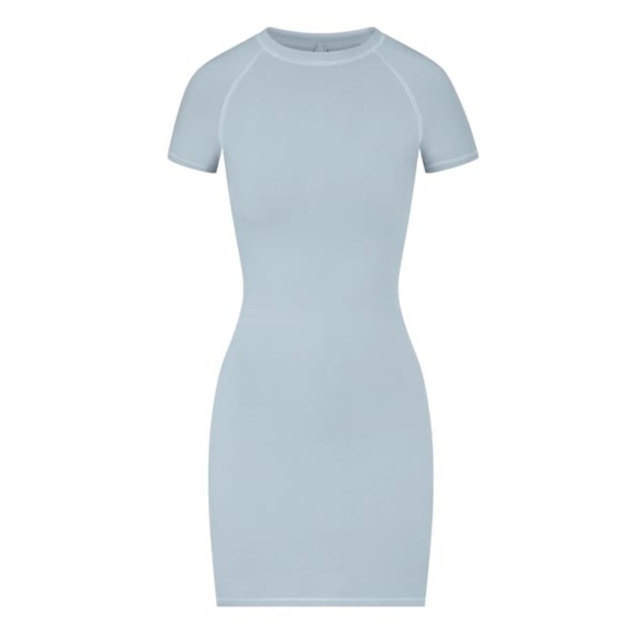 SKIMS Dresses & Skirts - SKIMS new vintage raglan mini dress